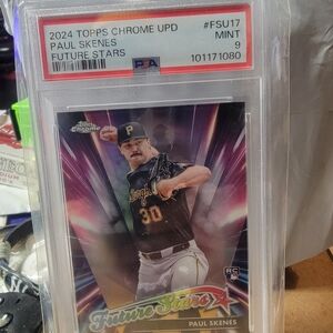 Paul Skenes Topps Chrome Future Stars Rookie Card